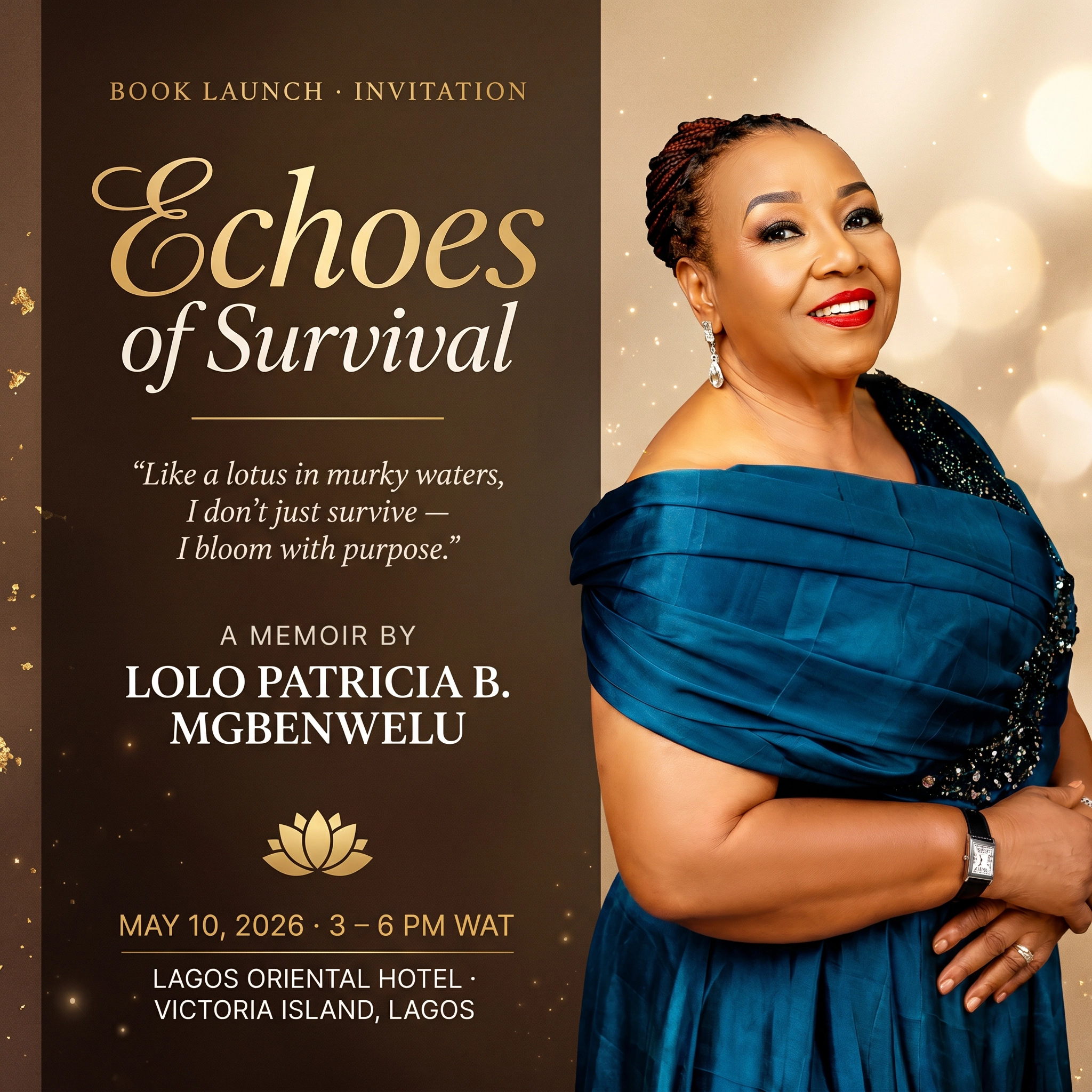 Official Invitation launch billboard for Echoes of Survival
